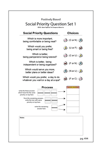 Social Priorities - 1st Positively Voiced Test
