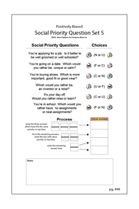 Social Priorities - 5th Positively Voiced Test