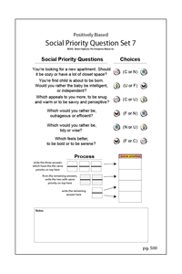 Social Priorities - 7th Positively Voiced Test