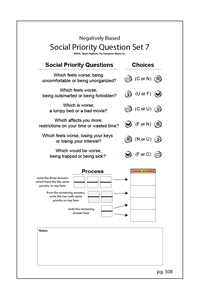 Social Priorities - 7th Negatively Voiced Test